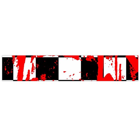 Checkerboard Splatter Large Flano Scarf  from ArtsNow.com Front