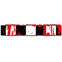 Checkerboard Splatter Large Flano Scarf  from ArtsNow.com Back