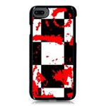 Checkerboard Splatter iPhone 8 Seamless Case (Black)