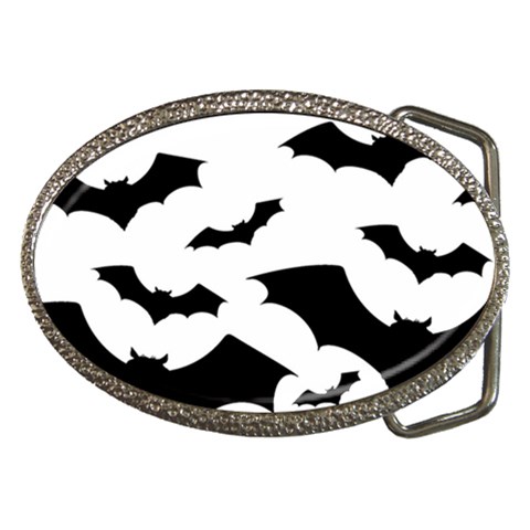 Deathrock Bats Belt Buckle from ArtsNow.com Front