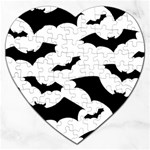 Deathrock Bats Jigsaw Puzzle (Heart)