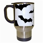 Deathrock Bats Travel Mug (White)