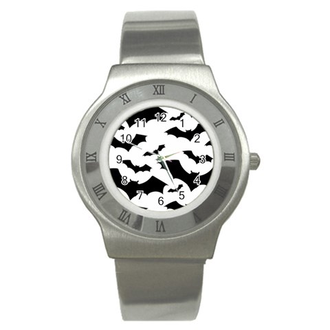 Deathrock Bats Stainless Steel Watch from ArtsNow.com Front