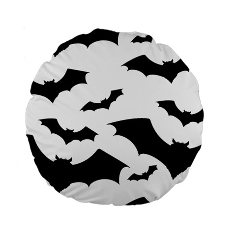 Deathrock Bats Standard 15  Premium Round Cushion  from ArtsNow.com Front