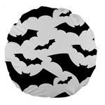 Deathrock Bats Large 18  Premium Round Cushion 