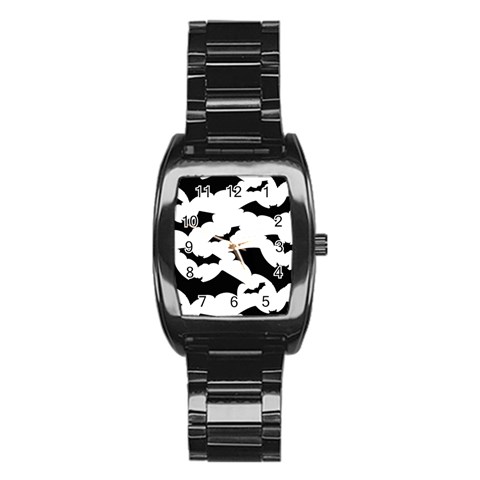Deathrock Bats Stainless Steel Barrel Watch from ArtsNow.com Front