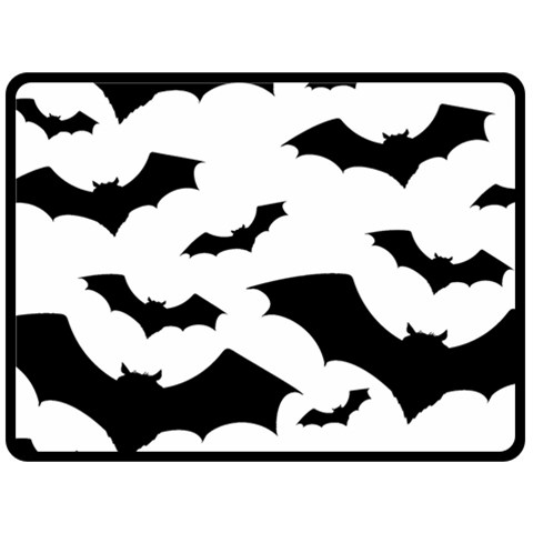 Deathrock Bats Double Sided Fleece Blanket (Large) from ArtsNow.com 80 x60  Blanket Front