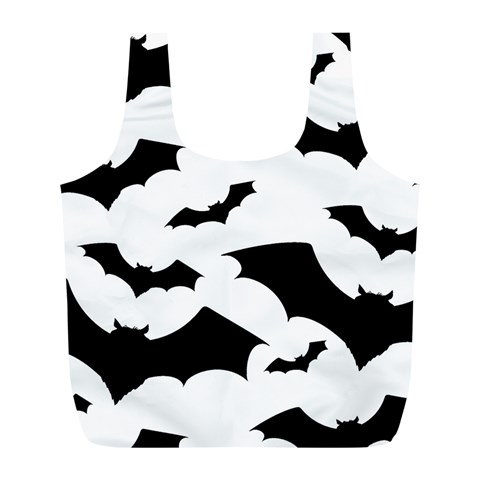 Deathrock Bats Full Print Recycle Bag (L) from ArtsNow.com Front
