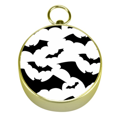 Deathrock Bats Gold Compass from ArtsNow.com Front
