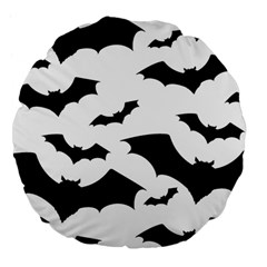 Deathrock Bats Large 18  Premium Flano Round Cushion  from ArtsNow.com Front