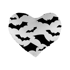 Deathrock Bats Standard 16  Premium Flano Heart Shape Cushion  from ArtsNow.com Front