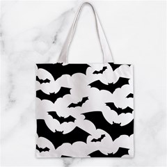 Deathrock Bats Zipper Grocery Tote Bag from ArtsNow.com Front