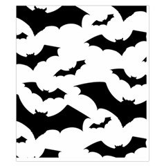 Deathrock Bats Duvet Cover Double Side (California King Size) from ArtsNow.com Back