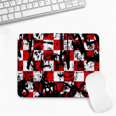 Emo Checker Graffiti Small Mousepad from ArtsNow.com Front