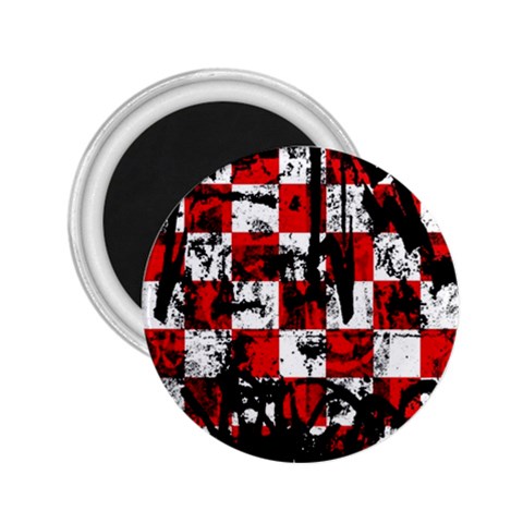 Emo Checker Graffiti 2.25  Magnet from ArtsNow.com Front