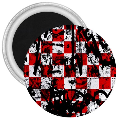 Emo Checker Graffiti 3  Magnet from ArtsNow.com Front