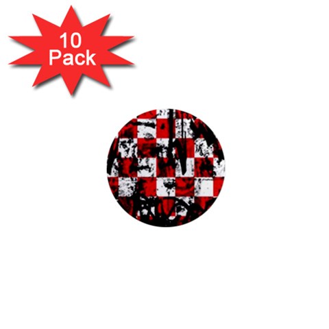 Emo Checker Graffiti 1  Mini Magnet (10 pack)  from ArtsNow.com Front