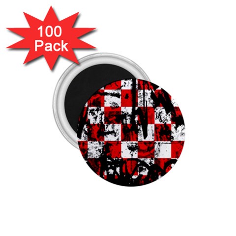 Emo Checker Graffiti 1.75  Magnet (100 pack)  from ArtsNow.com Front