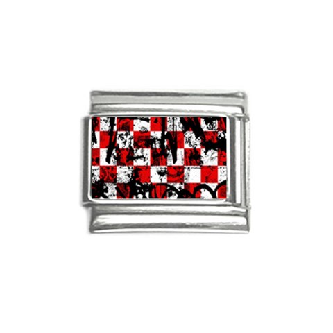Emo Checker Graffiti Italian Charm (9mm) from ArtsNow.com Front