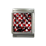 Emo Checker Graffiti Italian Charm (13mm)