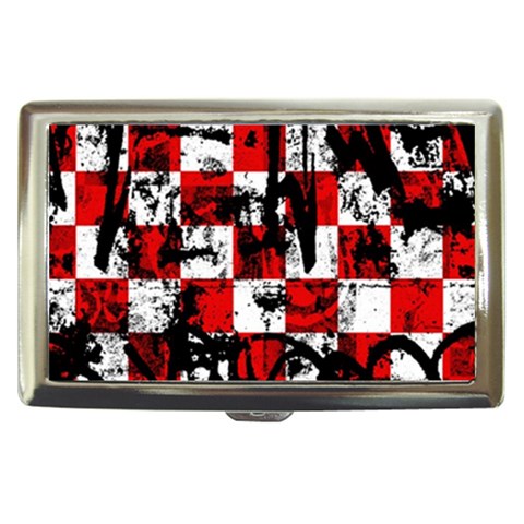 Emo Checker Graffiti Cigarette Money Case from ArtsNow.com Front