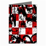 Emo Checker Graffiti Greeting Card