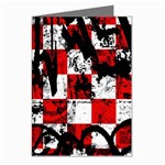 Emo Checker Graffiti Greeting Cards (Pkg of 8)