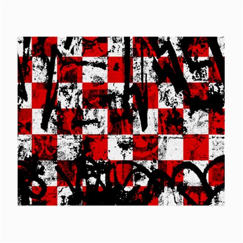 Emo Checker Graffiti Small Glasses Cloth from ArtsNow.com Front