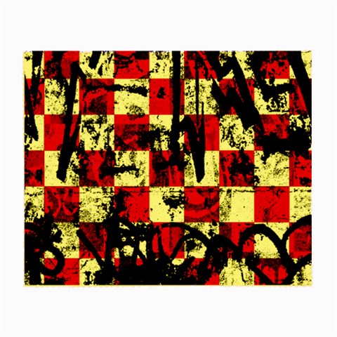 Emo Checker Graffiti Small Glasses Cloth from ArtsNow.com Front