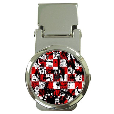 Emo Checker Graffiti Money Clip Watch from ArtsNow.com Front