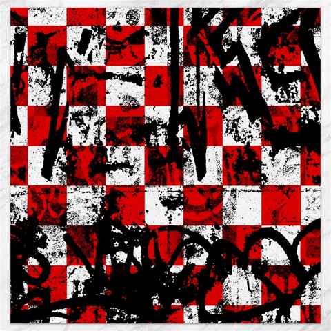 Emo Checker Graffiti Canvas 12  x 12  from ArtsNow.com 11.4 x11.56  Canvas - 1