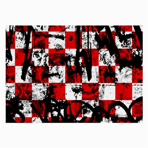 Emo Checker Graffiti Large Glasses Cloth (2 Sides) from ArtsNow.com Back