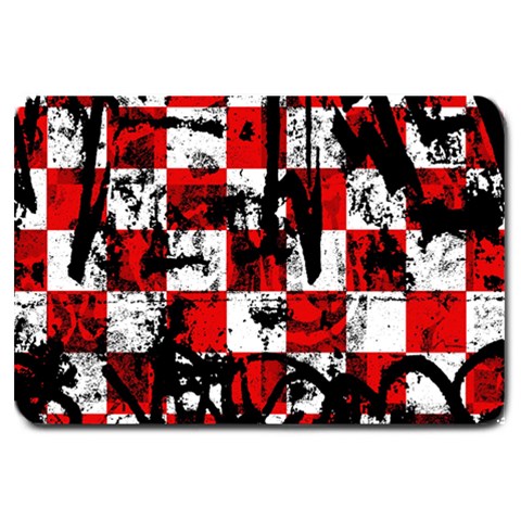 Emo Checker Graffiti Large Doormat from ArtsNow.com 30 x20  Door Mat