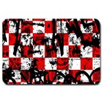Emo Checker Graffiti Large Doormat