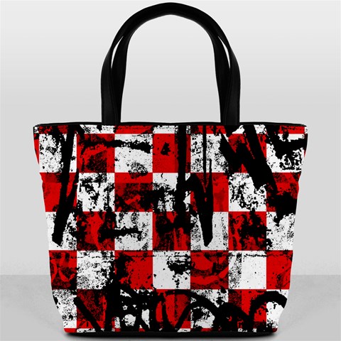Emo Checker Graffiti Bucket Bag from ArtsNow.com Back