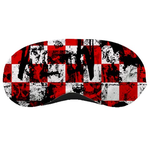 Emo Checker Graffiti Sleeping Mask from ArtsNow.com Front