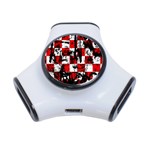 Emo Checker Graffiti 3-Port USB Hub