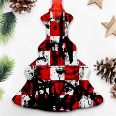 Emo Checker Graffiti Christmas Tree Ornament (Two Sides) from ArtsNow.com Front