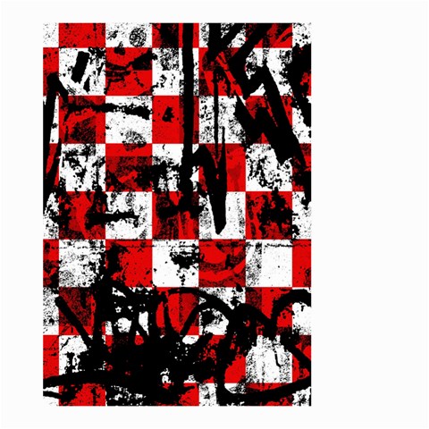 Emo Checker Graffiti Large Garden Flag (Two Sides) from ArtsNow.com Front