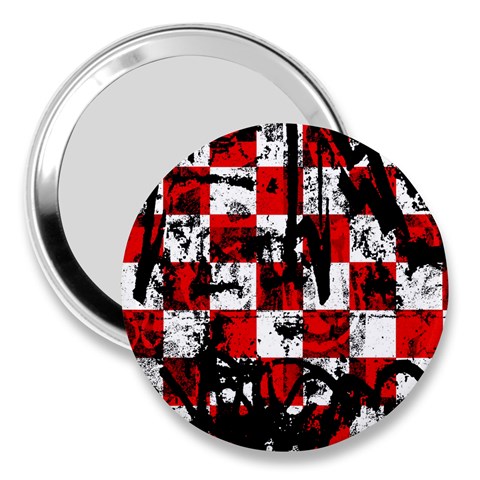 Emo Checker Graffiti 3  Handbag Mirror from ArtsNow.com Front