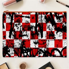Emo Checker Graffiti Cosmetic Bag (XXXL) from ArtsNow.com Front