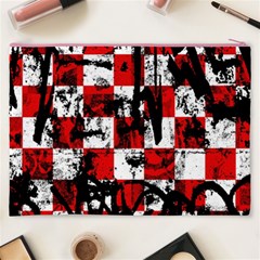 Emo Checker Graffiti Cosmetic Bag (XXXL) from ArtsNow.com Back