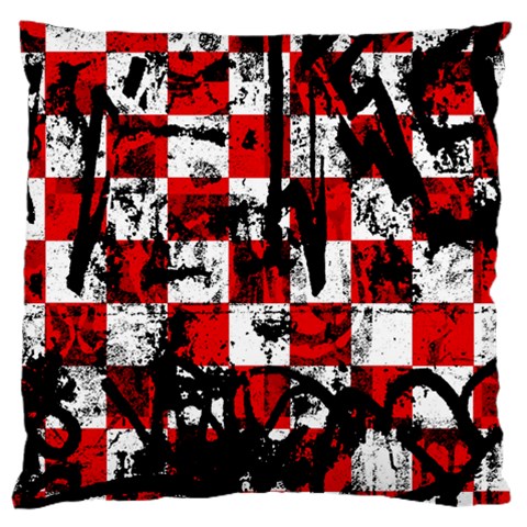Emo Checker Graffiti Standard Flano Cushion Case (Two Sides) from ArtsNow.com Back
