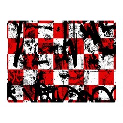 Emo Checker Graffiti Double Sided Flano Blanket (Mini) from ArtsNow.com 35 x27  Blanket Back
