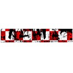 Emo Checker Graffiti Large Flano Scarf 