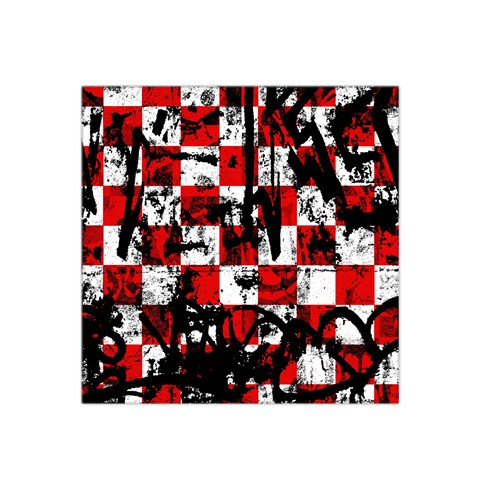 Emo Checker Graffiti Satin Bandana Scarf from ArtsNow.com Front