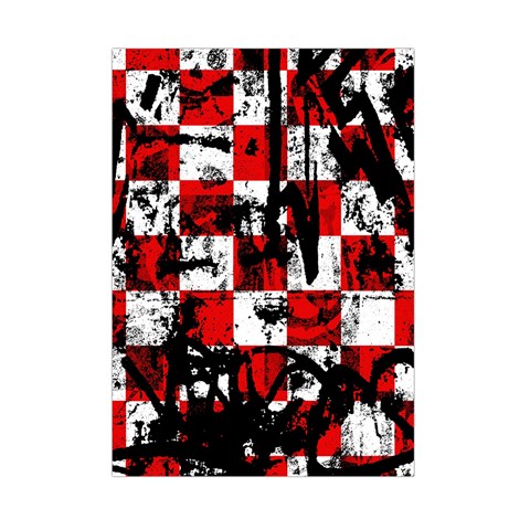 Emo Checker Graffiti Small Tapestry from ArtsNow.com Front
