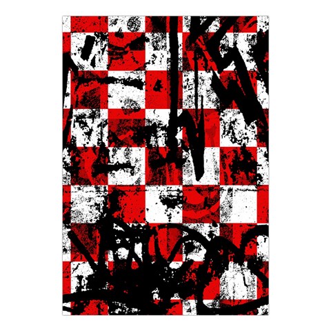 Emo Checker Graffiti Large Tapestry from ArtsNow.com Front