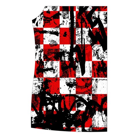 Emo Checker Graffiti Women s Button Up Vest from ArtsNow.com Front Right