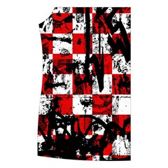 Emo Checker Graffiti Women s Button Up Vest from ArtsNow.com Front Right